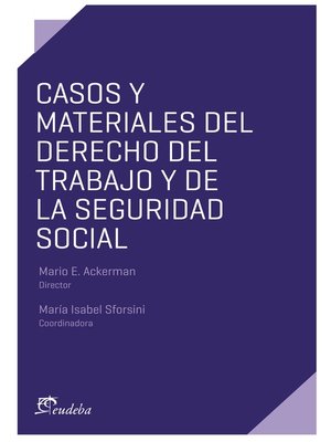 cover image of Casos y materiales del Derecho del Trabajo y de la Seguridad Social